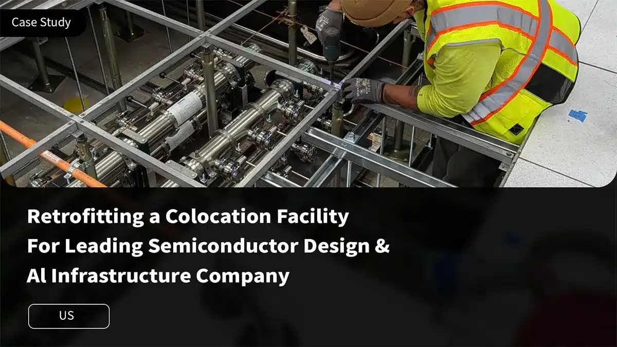 Modernização de uma Instalação de Colocation para uma Empresa Líder em Design de Semicondutores e Infraestrutura de IA